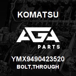 YMX9490423520 Komatsu BOLT,THROUGH | AGA Parts
