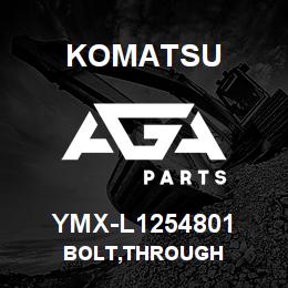 YMX-L1254801 Komatsu BOLT,THROUGH | AGA Parts