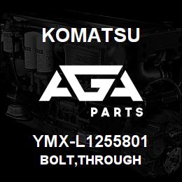 YMX-L1255801 Komatsu BOLT,THROUGH | AGA Parts
