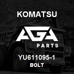 YU611095-1 Komatsu Bolt | AGA Parts