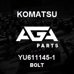 YU611145-1 Komatsu BOLT | AGA Parts
