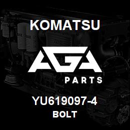 YU619097-4 Komatsu BOLT | AGA Parts