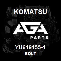 YU619155-1 Komatsu BOLT | AGA Parts