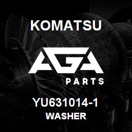 YU631014-1 Komatsu WASHER | AGA Parts