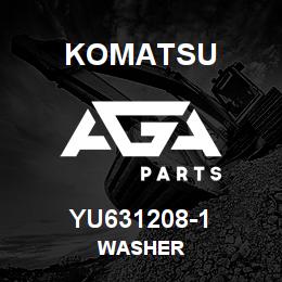 YU631208-1 Komatsu WASHER | AGA Parts