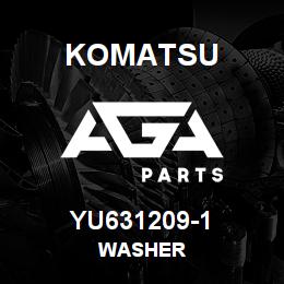 YU631209-1 Komatsu WASHER | AGA Parts