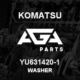 YU631420-1 Komatsu Washer | AGA Parts