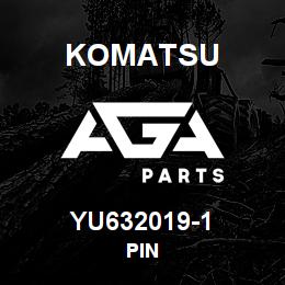 YU632019-1 Komatsu PIN | AGA Parts