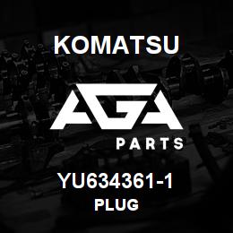 YU634361-1 Komatsu PLUG | AGA Parts