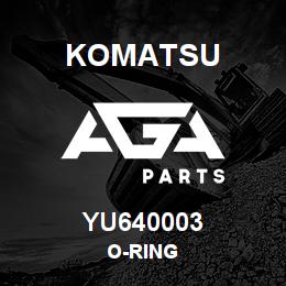 YU640003 Komatsu O-ring | AGA Parts