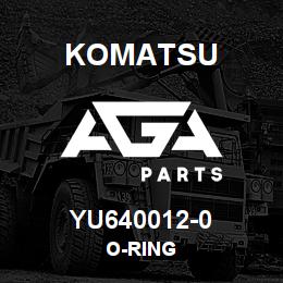 YU640012-0 Komatsu O-RING | AGA Parts YU640012-0 Komatsu O-RING | AGA Parts