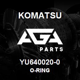 YU640020-0 Komatsu O-RING | AGA Parts YU640020-0 Komatsu O-RING | AGA Parts