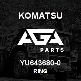 YU643680-0 Komatsu RING | AGA Parts YU643680-0 Komatsu RING | AGA Parts