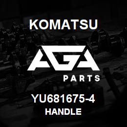 YU681675-4 Komatsu HANDLE | AGA Parts YU681675-4 Komatsu HANDLE | AGA Parts