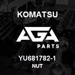 YU681782-1 Komatsu Nut | AGA Parts