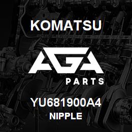 YU681900A4 Komatsu NIPPLE | AGA Parts