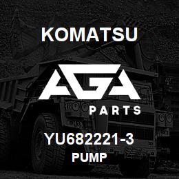 YU682221-3 Komatsu PUMP | AGA Parts