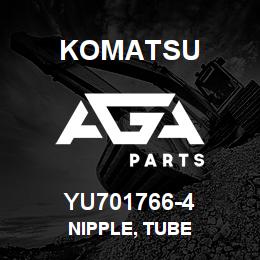 YU701766-4 Komatsu Nipple, Tube | AGA Parts