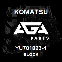 YU701823-4 Komatsu BLOCK | AGA Parts