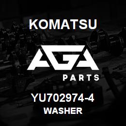 YU702974-4 Komatsu WASHER | AGA Parts