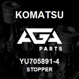 YU705891-4 Komatsu STOPPER | AGA Parts