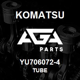 YU706072-4 Komatsu TUBE | AGA Parts