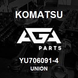 YU706091-4 Komatsu UNION | AGA Parts