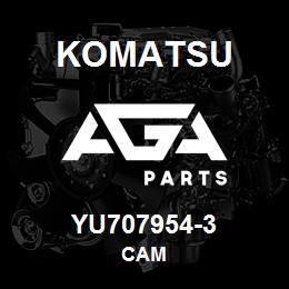 YU707954-3 Komatsu CAM | AGA Parts YU707954-3 Komatsu CAM | AGA Parts