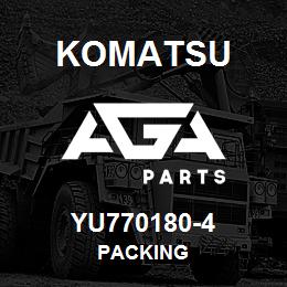 YU770180-4 Komatsu PACKING | AGA Parts YU770180-4 Komatsu PACKING | AGA Parts