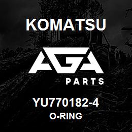 YU770182-4 Komatsu O-RING | AGA Parts YU770182-4 Komatsu O-RING | AGA Parts