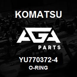 YU770372-4 Komatsu O-RING | AGA Parts YU770372-4 Komatsu O-RING | AGA Parts