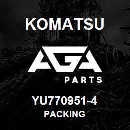 YU770951-4 Komatsu PACKING | AGA Parts