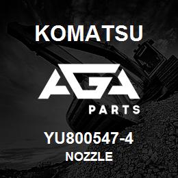 YU800547-4 Komatsu NOZZLE | AGA Parts