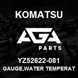 YZ52622-081 Komatsu GAUGE,WATER TEMPERATURE | AGA Parts YZ52622-081 Komatsu GAUGE,WATER TEMPERATURE | AGA Parts