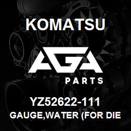 YZ52622-111 Komatsu GAUGE,WATER (FOR DIESEL ENGINE) | AGA Parts YZ52622-111 Komatsu GAUGE,WATER (FOR DIESEL ENGINE) | AGA Parts