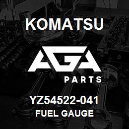 YZ54522-041 Komatsu FUEL GAUGE | AGA Parts YZ54522-041 Komatsu FUEL GAUGE | AGA Parts