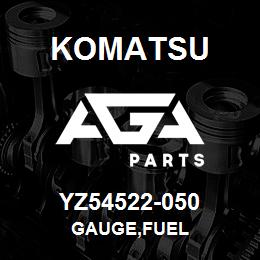 YZ54522-050 Komatsu GAUGE,FUEL | AGA Parts