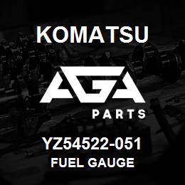 YZ54522-051 Komatsu FUEL GAUGE | AGA Parts