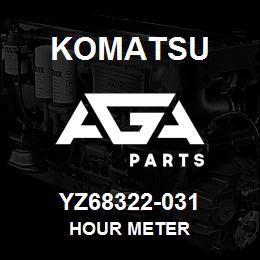 YZ68322-031 Komatsu HOUR METER | AGA Parts