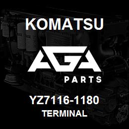 YZ7116-1180 Komatsu TERMINAL | AGA Parts