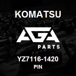YZ7116-1420 Komatsu PIN | AGA Parts YZ7116-1420 Komatsu PIN | AGA Parts