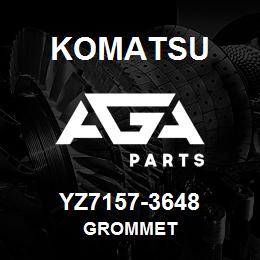 YZ7157-3648 Komatsu GROMMET | AGA Parts YZ7157-3648 Komatsu GROMMET | AGA Parts