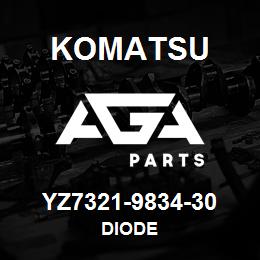 YZ7321-9834-30 Komatsu DIODE | AGA Parts YZ7321-9834-30 Komatsu DIODE | AGA Parts