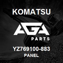 YZ769100-883 Komatsu PANEL | AGA Parts