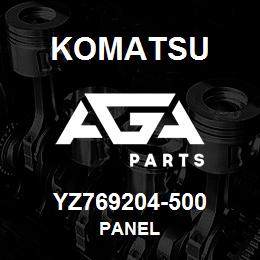 YZ769204-500 Komatsu PANEL | AGA Parts