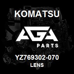 YZ769302-070 Komatsu LENS | AGA Parts