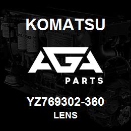 YZ769302-360 Komatsu LENS | AGA Parts