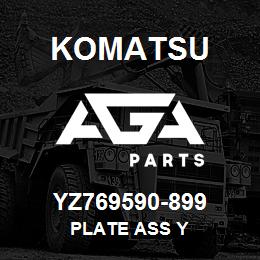 YZ769590-899 Komatsu PLATE ASS Y | AGA Parts