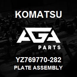YZ769770-282 Komatsu Plate Assembly | AGA Parts