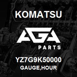 YZ7G9K50000 Komatsu GAUGE,HOUR | AGA Parts